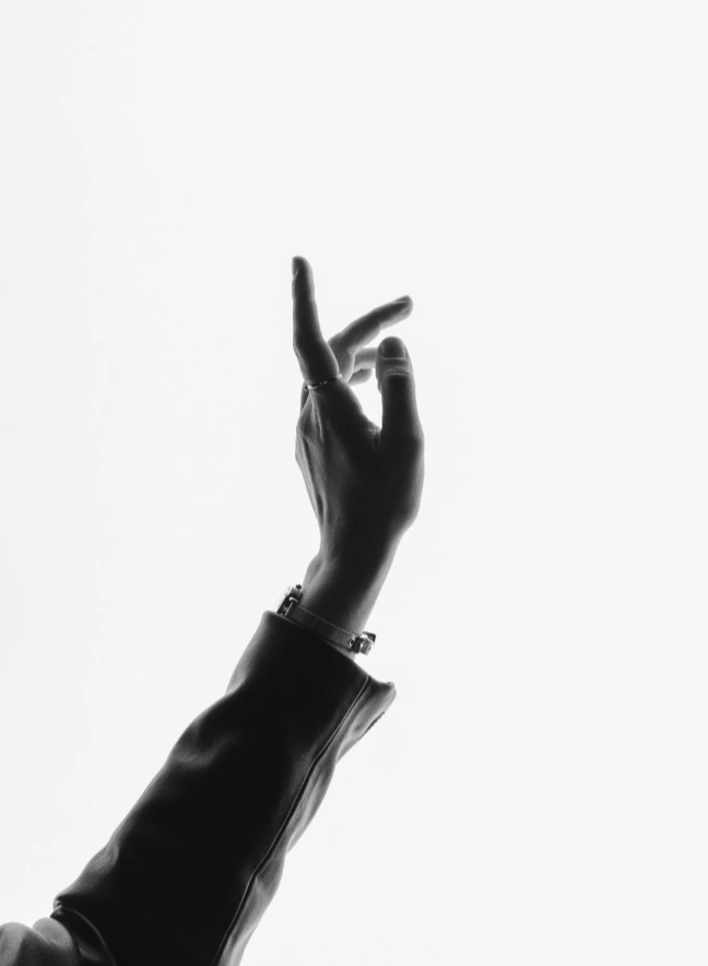 Hand representing EMDR bilateral stimulation